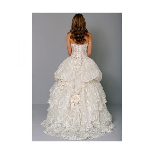 PNINA TORNAI Inspired Lace Gown