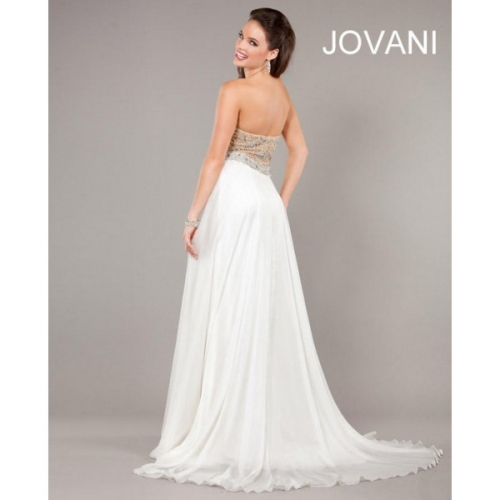 JOVANI Ruched Inspired Gown
